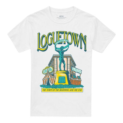 Front - One Piece Unisex Adult Loguetown Market T-Shirt