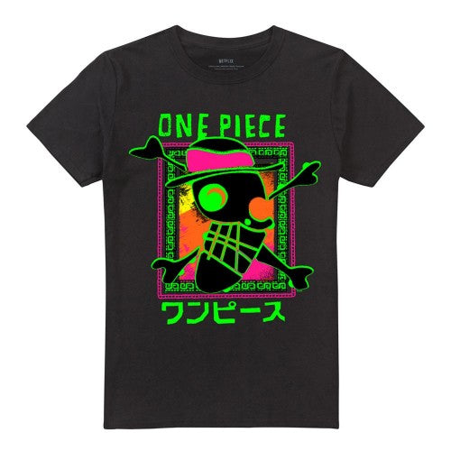 Front - One Piece Unisex Adult Abstract Logo T-Shirt