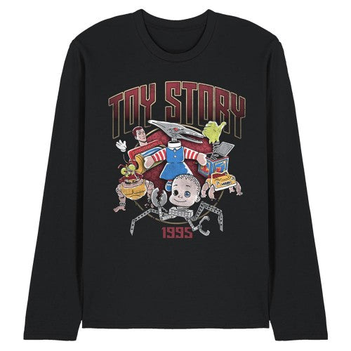 Front - Toy Story Unisex Adult Sid´s Toys Rock Ringspun Cotton Long-Sleeved T-Shirt
