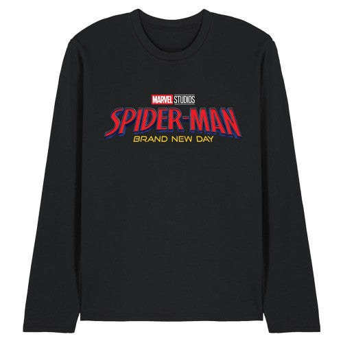 Front - Spider-Man: Brand New Day Unisex Adult Logo Long-Sleeved T-Shirt