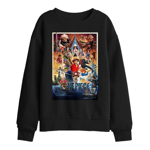 Front - One Piece Childrens/Kids Season 2 Poster Sweatshirt