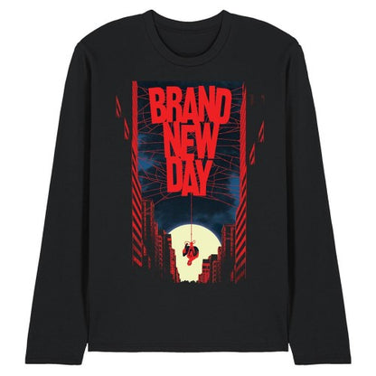 Front - Spider-Man: Brand New Day Unisex Adult New York Hero Long-Sleeved T-Shirt