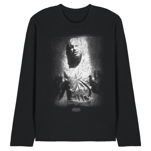 Front - Star Wars Unisex Adult Carbonite Han Solo Long-Sleeved T-Shirt