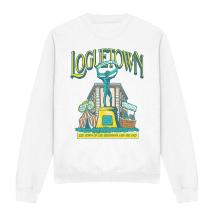 Front - One Piece Unisex Adult Loguetown Market Long-Sleeved Sweatshirt