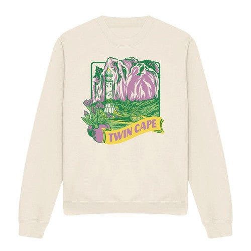 Front - One Piece Unisex Adult Midweight Sweatshirt