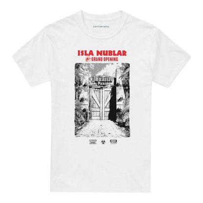 Front - Jurassic Park Unisex Adult Grand Opening Jurassic Park T-Shirt