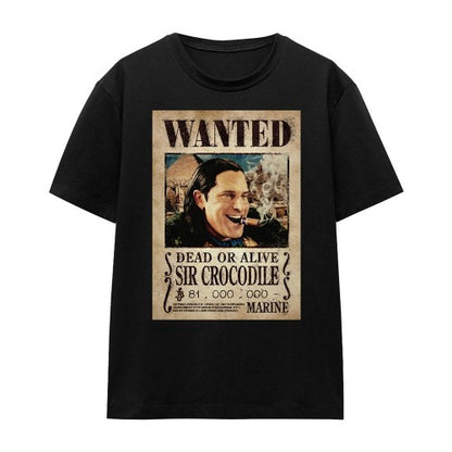 Front - One Piece Womens/Ladies Crocodile Wanted Poster T-Shirt