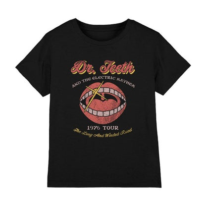 Front - The Muppets Childrens/Kids Dr Teeth Tour Poster T-Shirt