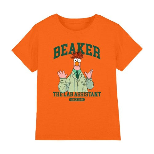 Front - The Muppets Childrens/Kids Beaker Collegic Ringspun Cotton T-Shirt