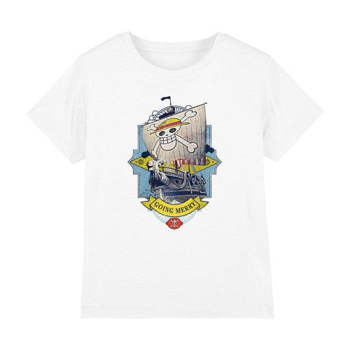 Front - One Piece Childrens/Kids Going Merry Ship Ringspun Cotton T-Shirt