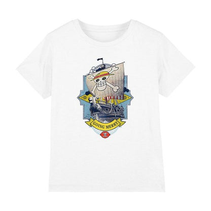 Front - One Piece Childrens/Kids Going Merry Ship Ringspun Cotton T-Shirt