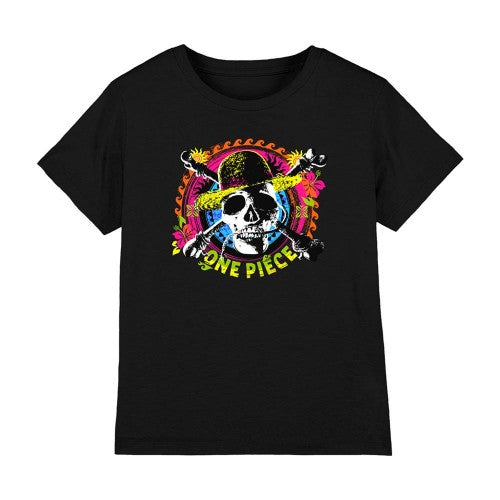 Front - One Piece Childrens/Kids Jolly Roger T-Shirt