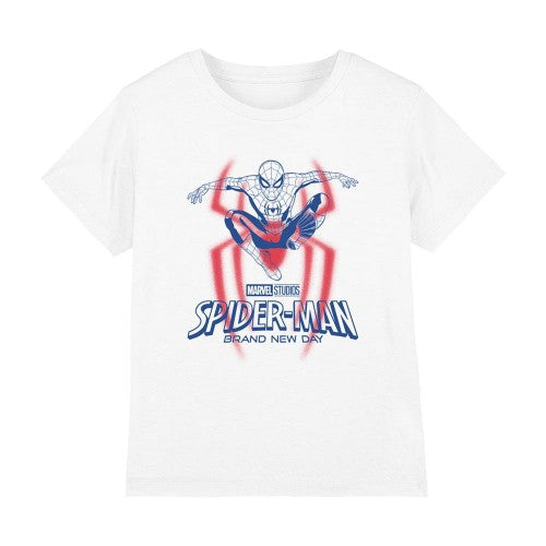 Front - Spider-Man: Brand New Day Childrens/Kids Jump T-Shirt