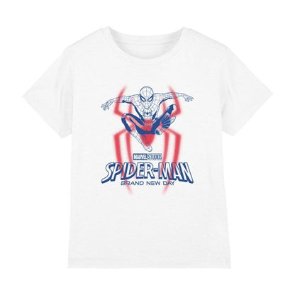 Front - Spider-Man: Brand New Day Childrens/Kids Jump T-Shirt