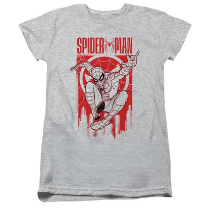Front - Spider-Man: Brand New Day Womens/Ladies Swinging Fitted T-Shirt
