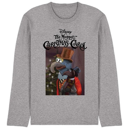 Front - The Muppets Christmas Carol Unisex Adult Gonzo Ringspun Cotton Long-Sleeved T-Shirt