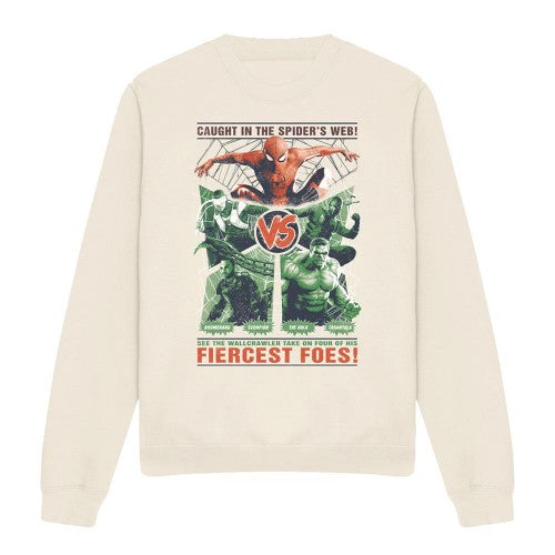 Front - Spider-Man: Brand New Day Unisex Adult Fiercest Foes Rumble Sweatshirt