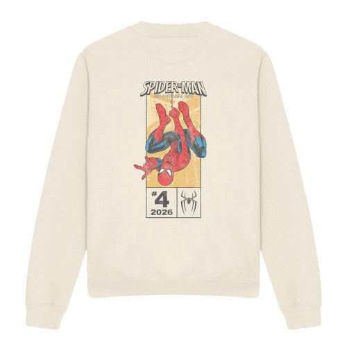 Front - Spider-Man: Brand New Day Unisex Adult Corner Box Sweatshirt
