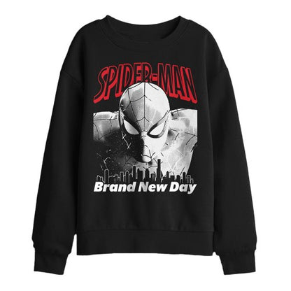 Front - Spider-Man: Brand New Day Childrens/Kids City Sweatshirt
