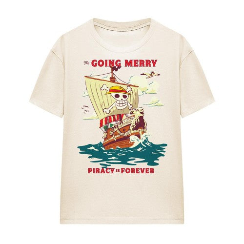 Front - One Piece Womens/Ladies Going Merry Vintage Poster T-Shirt