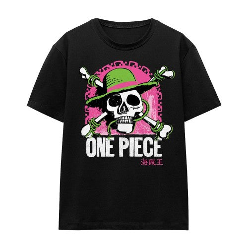 Front - One Piece Womens/Ladies Jolly Roger T-Shirt