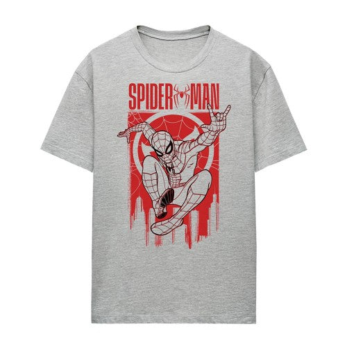 Front - Spider-Man: Brand New Day Womens/Ladies Swinging Hero Spider-Man T-Shirt