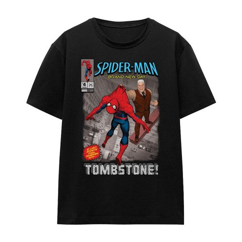 Front - Spider-Man: Brand New Day Womens/Ladies Tombstone Cover T-Shirt