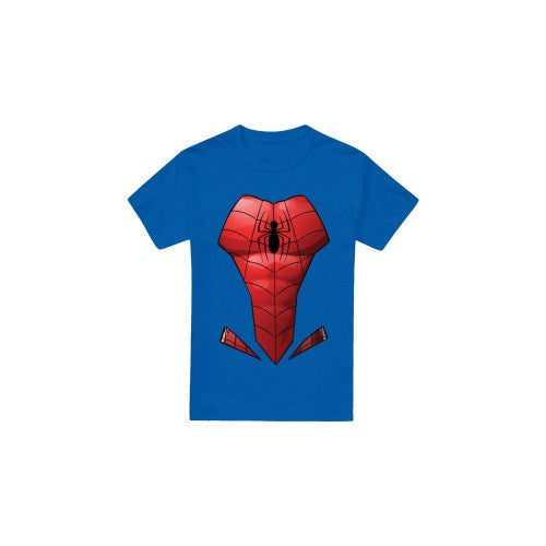 Front - Spider-Man Mens Costume T-Shirt