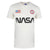 Front - NASA Mens Badge Cotton T-Shirt