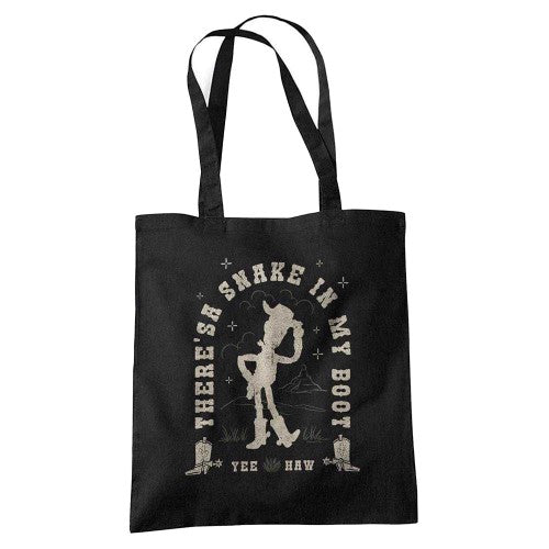 Front - Toy Story 5 There´s A Snake In My Boot Woody Tote Bag