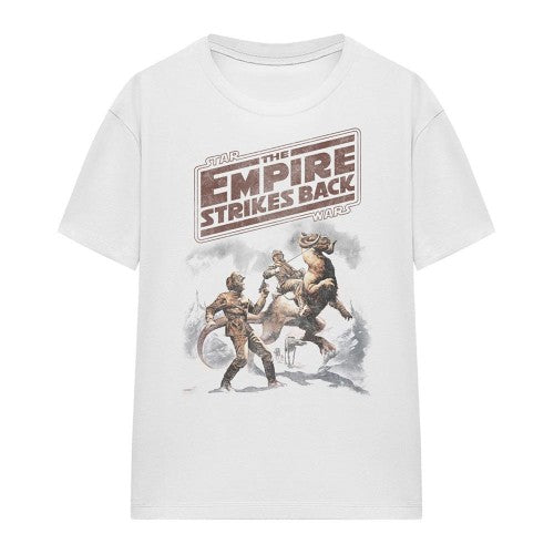 Front - Star Wars Womens/Ladies Empire Strikes Back Western T-Shirt