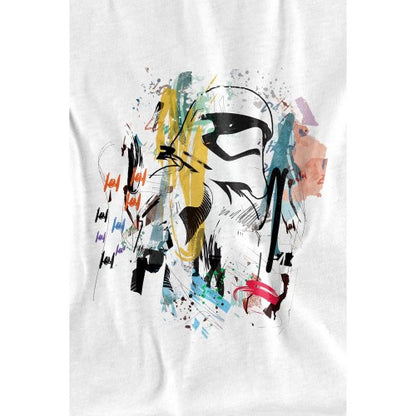 Front - Star Wars Mens Stormtrooper Abstract T-Shirt