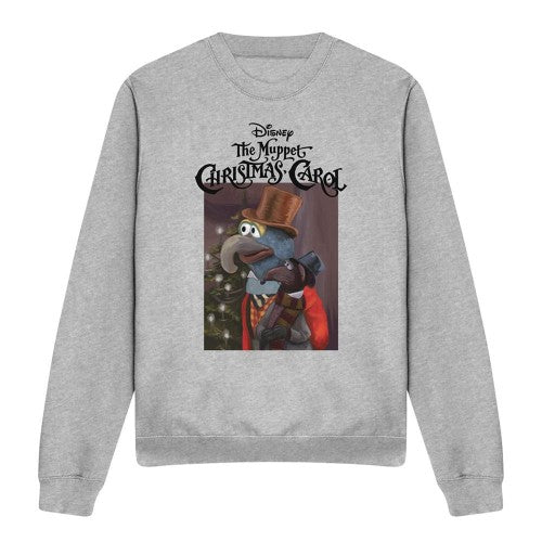 Front - The Muppets Christmas Carol Unisex Adult Gonzo Sweatshirt