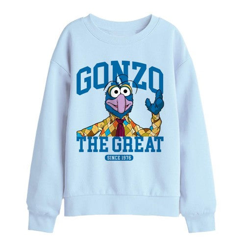 Front - The Muppets Childrens/Kids Gonzo Collegic Sweatshirt