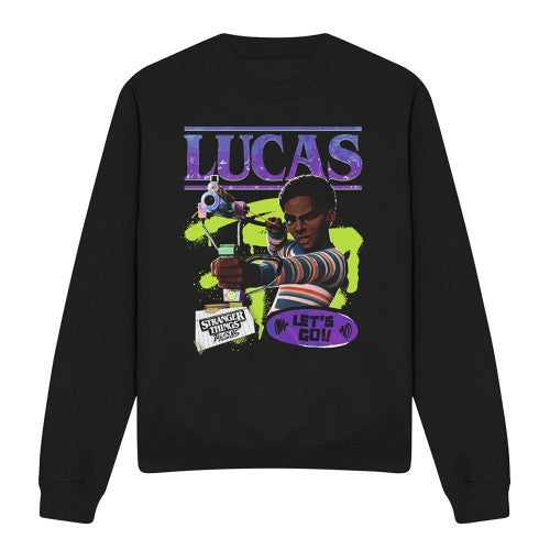 Front - Stranger Things: Tales from ´85 Unisex Adult Lucas Sweatshirt
