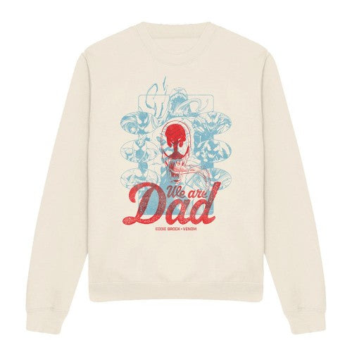 Front - Venom Unisex Adult We Are Dad Long-Sleeved Sweatshirt