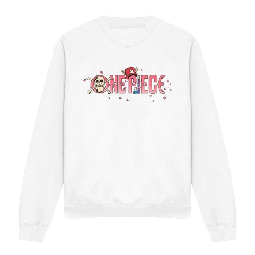 Front - One Piece Unisex Adult Tony Tony Chopper Cherry Blossom Sweatshirt