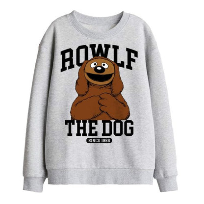 Front - The Muppets Childrens/Kids Rowlf The Dog Collegic Sweatshirt