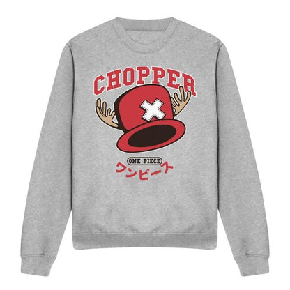 Front - One Piece Unisex Adult Tony Tony Chopper Collegic Long-Sleeved Sweatshirt