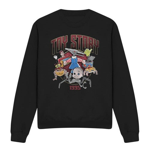 Front - Toy Story Unisex Adult Sid´s Toys Rock Long-Sleeved Sweatshirt