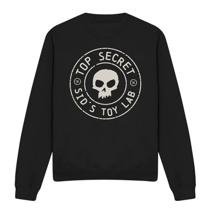 Front - Toy Story Unisex Adult Sid´s Toy Lab Badge Weave Sweatshirt