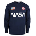 Front - NASA Mens Badge Long-Sleeved T-Shirt