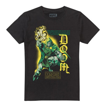 Front - Doom Unisex Adult Villain Trend T-Shirt