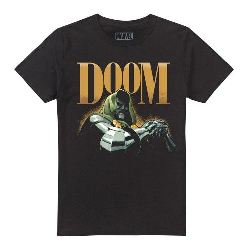 Front - Doom Unisex Adult Iconic Villain T-Shirt