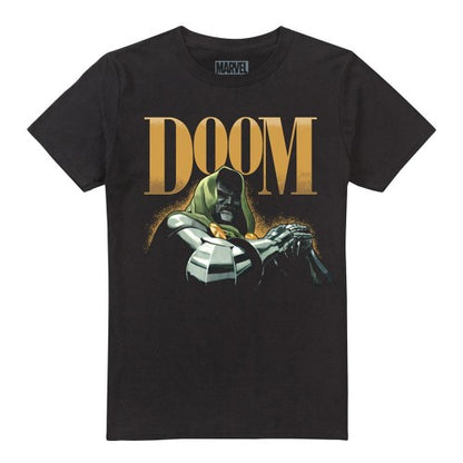 Front - Doom Unisex Adult Iconic Villain T-Shirt
