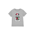 Front - Disney Childrens/Kids Mickey Mouse Tartan Christmas T-Shirt