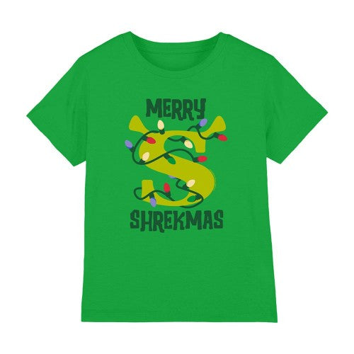 Front - Shrek Childrens/Kids Merry Shrekmas T-Shirt