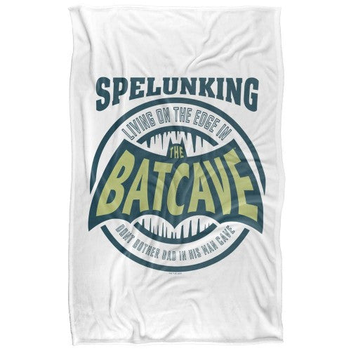 Front - Batman Mens Don´t Bother Dad In His Batcave Fathers Day Throw