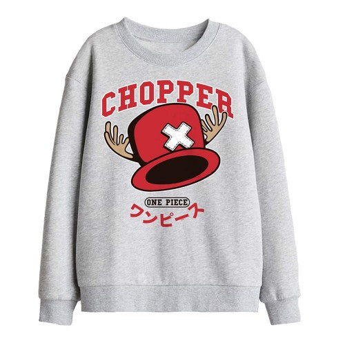 Front - One Piece Childrens/Kids Tony Tony Chopper Hat Sweatshirt