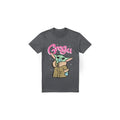 Front - Star Wars: The Mandalorian Mens Grogu Bubble T-Shirt